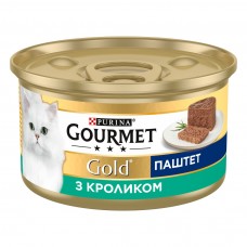 Вологий корм для котів Purina Gourmet Gold Pate with Rabbit 85 г
