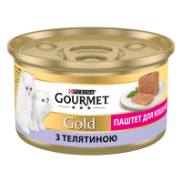 Вологий корм для кошенят Purina Gourmet Gold Pate for Kittens with Veal 85 г
