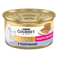 Вологий корм для кошенят Purina Gourmet Gold Pate for Kittens with Veal 85 г