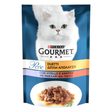 Вологий корм для котів Purina Gourmet Perle Duo Veal & Duck 85 г