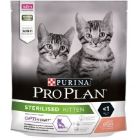 Сухий корм для кошенят Purina Pro Plan (Пуріна Про План) Sterilised Kitten Salmon 0.4 кг