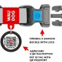 Ошейник, "Этно красный", пласт. фастекс, Ш 15 мм, Дл 23-35 см, S, WAUDOG Nylon c QR