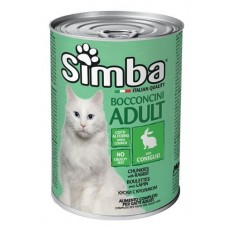 Вологий корм для котів Simba Cat Wet Rabbit 415 г