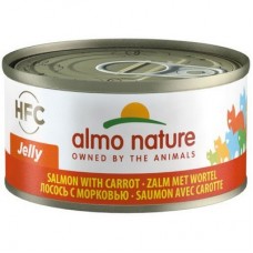 Вологий корм для котів Almo Nature HFC Cat Jelly Salmon & Carrots 70 г