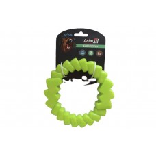 Іграшка для собак для ласощів у формі кільця зелена AnimAll GrizZzly 16.5х16.5х4.2 см