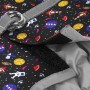 Шлея, "NASA", ОГ 24-27 см, ОШ 18-20 см, XS1, WAUDOG Clothes c QR