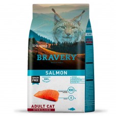 Сухий беззерновий корм для котів Bravery Cat Adult Sterilized Salmon 2 кг