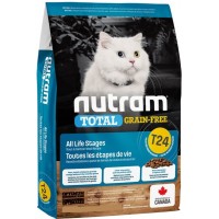 Сухий беззерновий корм для котів Nutram (Нутрам) T24 Salmon & Trout 20 кг