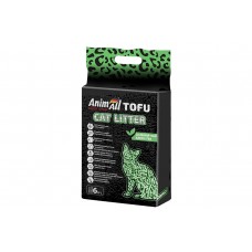 Соєвий наповнювач для котячого туалету AnimAll TOFU Green Tea 2.6 кг/6 літрів