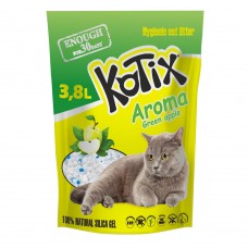 Наполнитель для кошачьего туалета Kotix Natural Silica Gel Green Apple 3.8 л