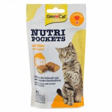 Лакомство для котов GimCat Nutri Pockets Cheese & Taurine 60 г