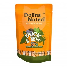 Вологий корм для котів Dolina Noteci Superfood With Duck & Beef 85 г