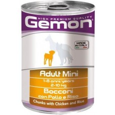 Вологий корм для собак Gemon Dog Wet Mini Adult Chicken & Rice 415 г