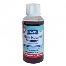 Концентрированный шампунь для собак и котов Davis Plum Natural Shampoo 1:24 50 мл