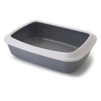 Туалет для котів Savic Iriz Nordic Litter Tray 42х31х12.5 см, Сірий