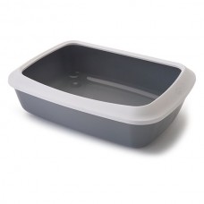 Туалет для котов Savic Iriz Nordic Litter Tray 42х31х12.5 см, Серый