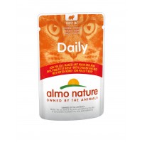 Вологий корм для котів Almo Nature Daily Cat Chicken & Beef 70 г