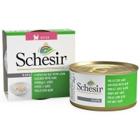 Вологий корм для кошенят Schesir (Шезір) Kitten Chicken & Aloe 85 г