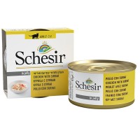 Вологий корм для котів Schesir (Шезір) Cat Chicken & Surimi 85 г