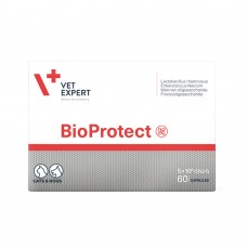Пищевая добавка для котов и собак для кишечника VetExpert Bioprotect 60 шт.