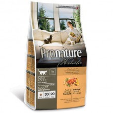 Сухий беззерновий корм для котів Pronature Holistic Adult Duck & Orange Cat 5.44 кг