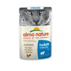 Вологий корм для котів Almo Nature Holistic Functional Cat Sterilized Chicken 70 г