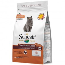 Сухий корм для котів Schesir Cat Sterilized & Light Chicken 0.4 кг