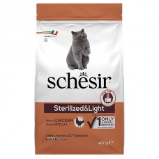 Сухой корм для котов Schesir (Шезир) Cat Sterilized & Light Chicken 0.4 кг