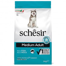Сухий корм для собак Schesir (Шезір) Dog Medium Adult Fish 3 кг