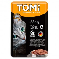 Вологий корм для котів TOMi Goose Liver 100 г