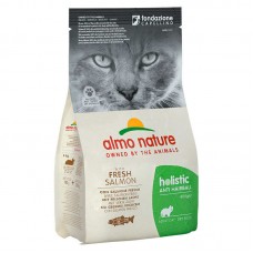 Сухий корм для котів Almo Nature Holistic Cat Hairball Salmon 0.4 кг