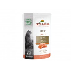 Вологий корм для котів Almo Nature HFC Cat Jelly Salmon 55 г