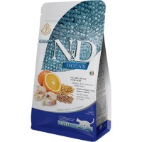 Сухой корм для котов Farmina (Фармина) N&D Low Grain Ocean Adult Cod & Orange 0.3 кг