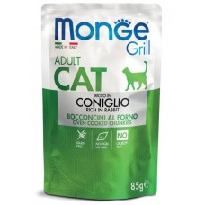 Вологий корм для собак Monge Cat Grill Rabbit 85 г