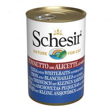 Влажный корм для котов Schesir Tuna with Whitebaits 140 г