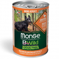 Вологий корм для собак Monge (Монж) Dog Adult Mini Anatra 0.4 кг