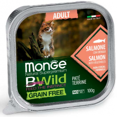 Вологий корм для котів Monge Cat Paté terrine Salmone 100 г