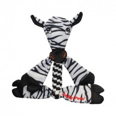 Іграшка для собак Jolly Pets Flatheads Zebra Black 12 см