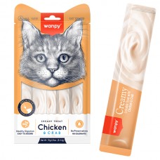 Ласощі рідкі для котів Wanpy Creamy Lickable Treats Chicken & Crab 70 г