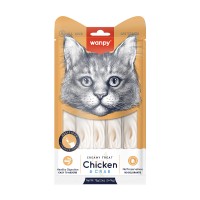 Ласощі рідкі для котів Wanpy (Ванпі) Creamy Lickable Treats Chicken & Crab 70 г