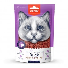 Лакомство для котов Wanpy (Ванпи) Cat Soft Duck Jerky Strips 80 г