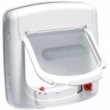 Дверцята з програмним ключем для котів до 7 кг PetSafe Staywell White 241х253 мм