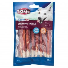 Ласощі для собак Trixie (Тріксі) Denta Fun Chewing Rolls Duck 80 г