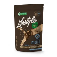 Сухий корм для котів Nature's Protection Lifestyle GF White Fish Sterilised Adult Cat 0.4 кг