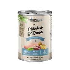 Влажный корм для собак Chicopee Dog Junior Pure Chicken & Duck 400 г