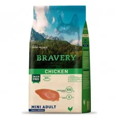 Cухой беззерновой корм для собак Bravery Dog Adult Mini Chicken 2 кг