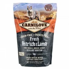 Сухий корм для собак Carnilove (Карнілав) Fresh Ostrich & Lamb for Small Breed Dogs 1.5 кг