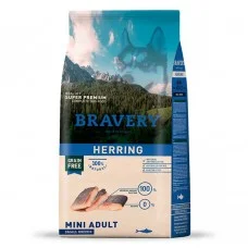 Cухой беззерновой корм для собак Bravery Dog Adult Mini Herring 2 кг