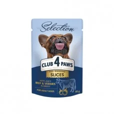 Влажный корм для собак Club 4 Paws Premium Small Breed Beef & Vegetables 85 г