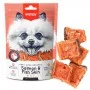 Лакомство для собак Wanpy (Ванпи) Soft Salmon & Fish Skin Bites 100 г